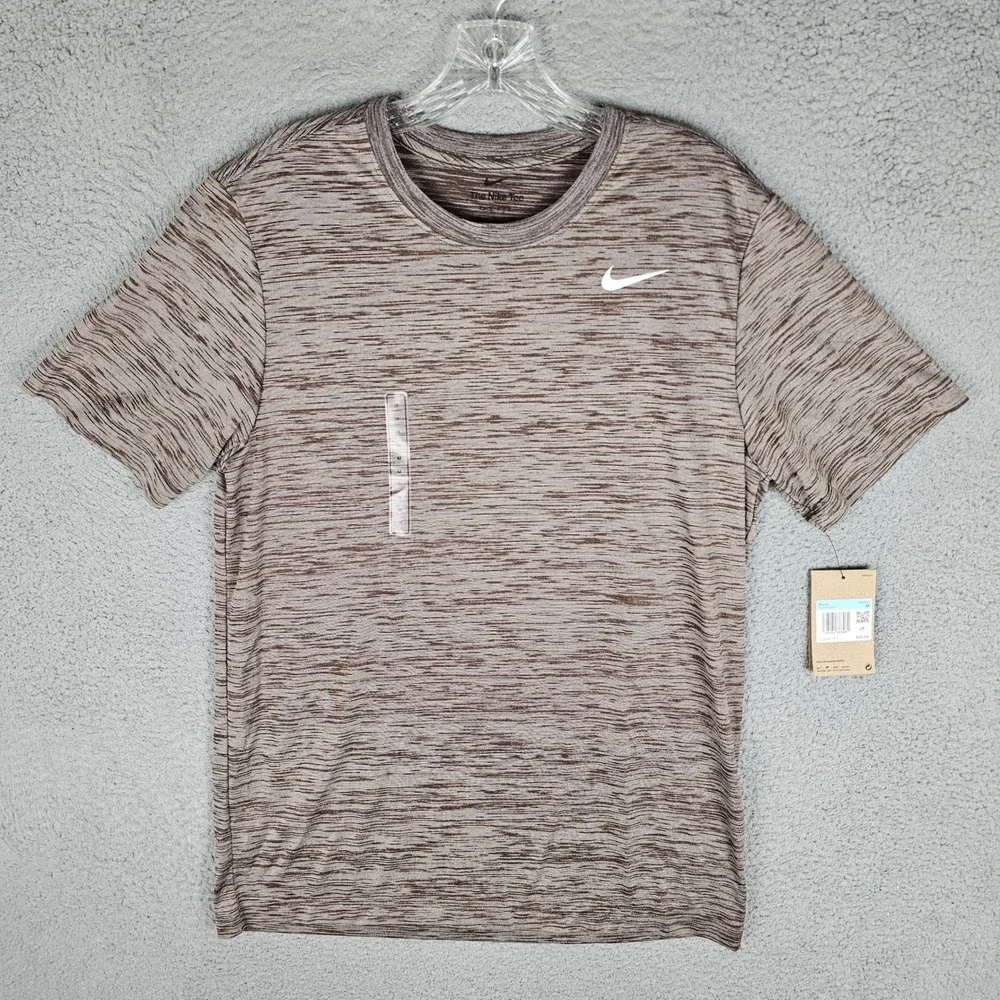 Nike T-Shirt Mens Medium Dri-FIT Training Space Dye FQ3808-237 Short Sleeve